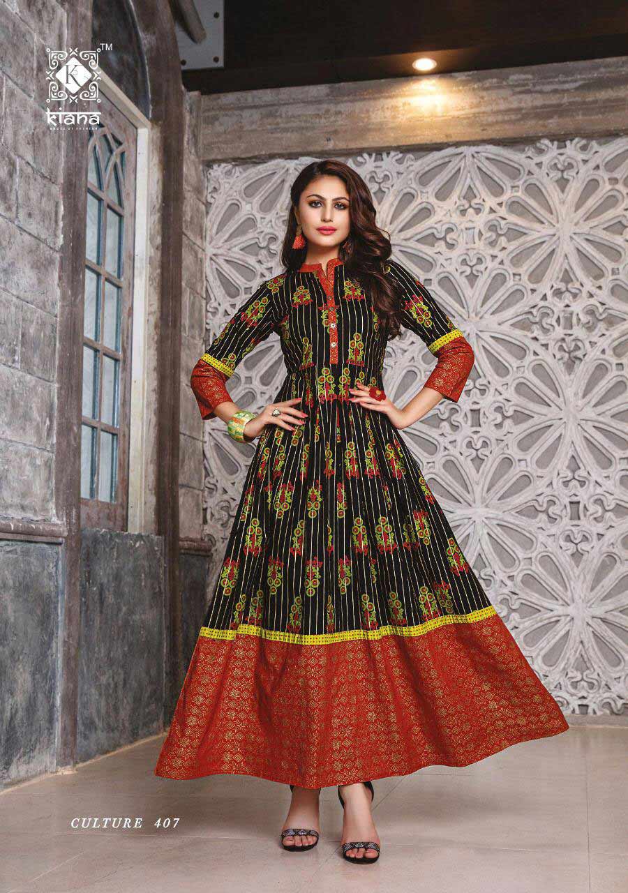 Culture Vol-4 Kiana Cotton Handwork Anarkali Kurti Culture Vol-4 Kiana Cotton Handwork Anarkali Kurti